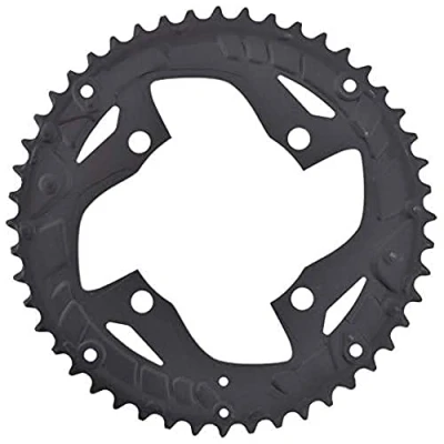 Afbeelding van Kettingblad Shimano Alivio FC T4060 9 speed 48 tands voor kettingbeschermer zwart