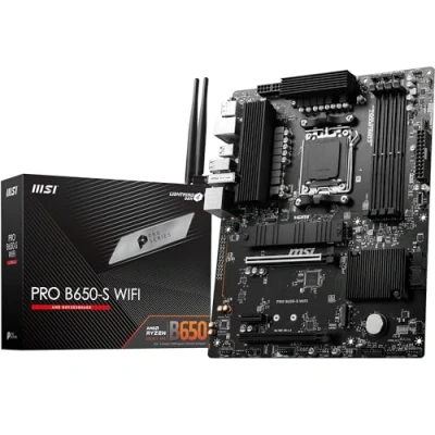 Afbeelding van MSI PRO B650 S Wifi Moederbord Socket AMD AM5 Vormfactor ATX