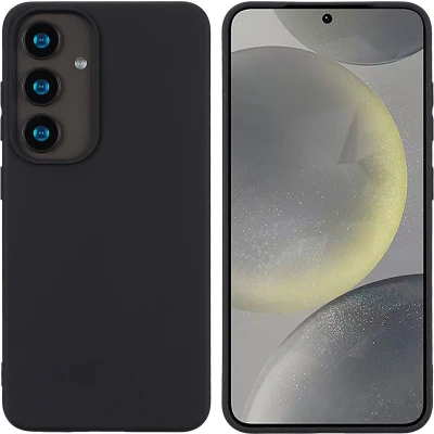 Afbeelding van imoshion Hoesje Geschikt voor Samsung Galaxy S25 Siliconen Color Backcover Zwart