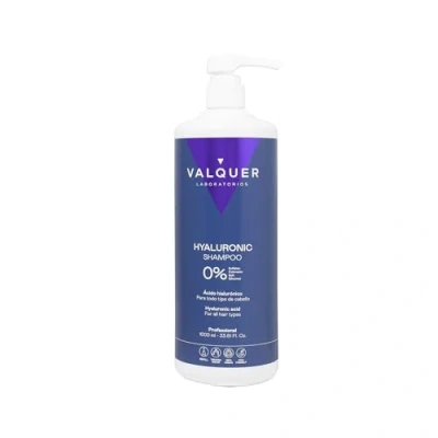 Afbeelding van Valquer hyaluronzuur shampoo. Extra hydratatie en vitaliteit. Voor alle haartypes. Zero% 1000 ml