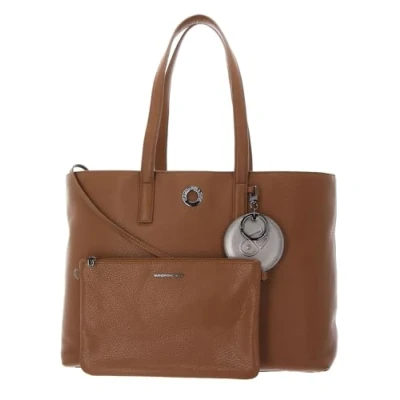 Afbeelding van MANDARINA DUCK Leren Mellow Leather Shopper Indian Tan Bruine