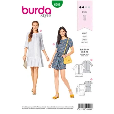 Afbeelding van Burda Naaipatroon 6208 Jurk in Variaties