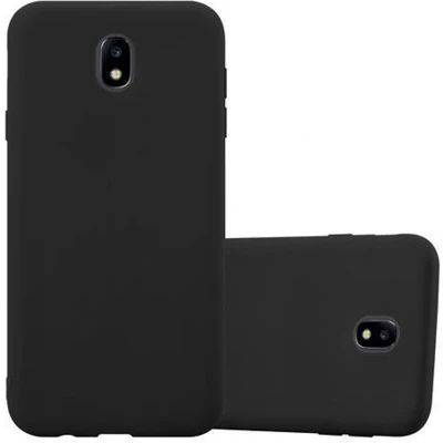 Afbeelding van Cadorabo Hoesje geschikt voor Samsung Galaxy J5 2017 in CANDY ZWART Beschermhoes gemaakt van flexibel TPU silicone Case Cover