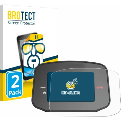 Afbeelding van BROTECT Screenprotector voor PowaKaddy CT8 GPS Folie Beschermfolie transparant (2 Stuks)