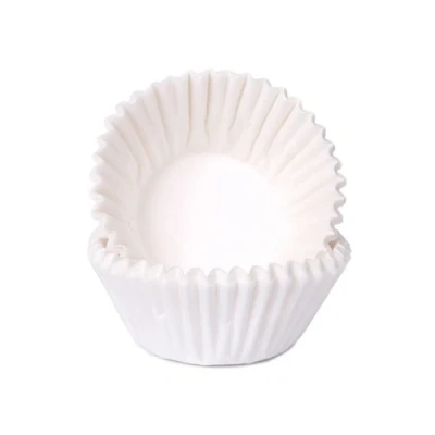 Afbeelding van Cupcake Cups HoM Wit Petitfour 25x19mm. 100st.