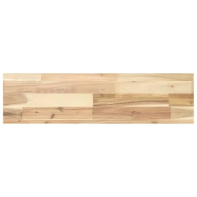 Afbeelding van Tafelblad rechthoekig 80x20x4 cm massief acaciahout