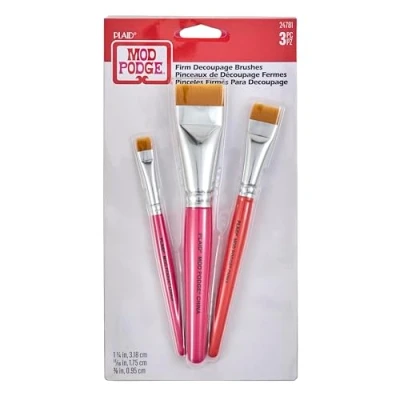 Afbeelding van Mod Podge Kwastenset Decoupage Kwasten 3,18cm 1,75cm 0,95cm 3 stuks
