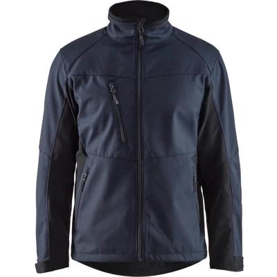 Afbeelding van Blåkläder 4950 2516 Softshell Jack Donker marineblauw/Zwart maat 4XL