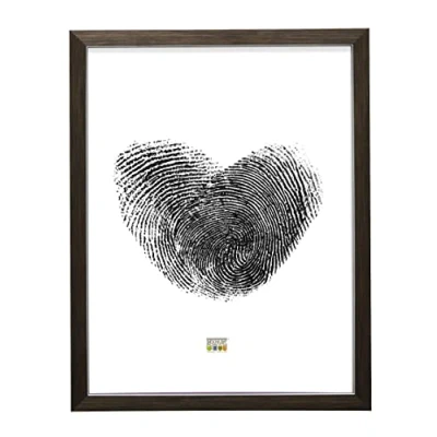 Afbeelding van Deknudt Frames fotolijst Bruin met zilverbies S41VK3 20x60 cm