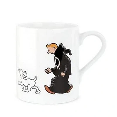 Afbeelding van TinTin 1 Kuifje mok in gewaad met Bobbie uit de sigaren van Farao.