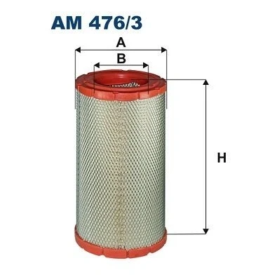 Afbeelding van FILTRON AM 476/3 Luchtfilter 357 186 Filter insert
