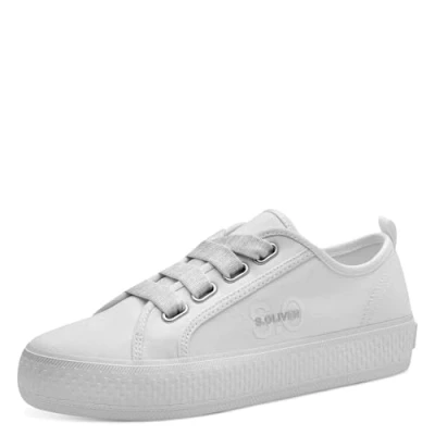 Afbeelding van s.Oliver Dames Sneaker Low 5 23611 44 Sneakers voor dames, Wit, 39 EU