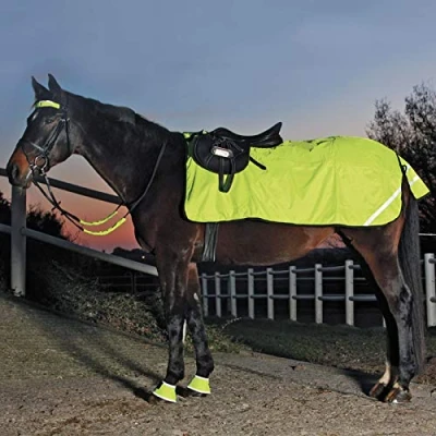Afbeelding van Waldhausen Nierdeken Reflex Neon Geel Pony