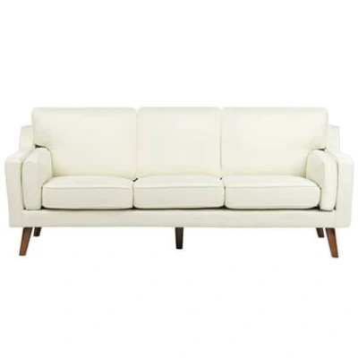 Afbeelding van Beliani LOKKA Driezitsbank Gebroken wit Polyester