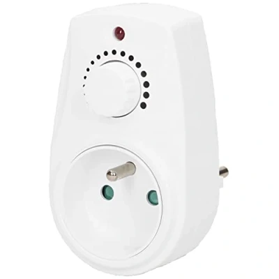 Afbeelding van Doorvoerstekker met dimmer Stekkerdimmer/Plug in Min 40W Max. 280 Watt Penaarde VOOR BELGIË