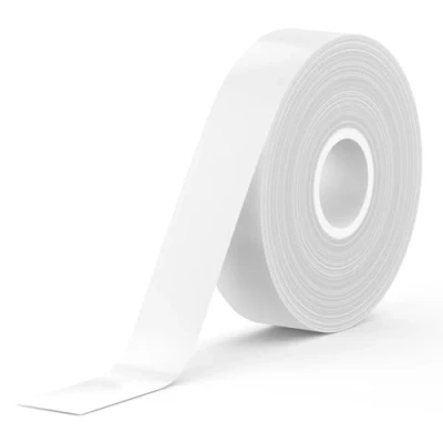 Afbeelding van SUPVAN E10 zelfklevende etiketten, thermische waterdicht, geschikt voor thuis, kantoor, school, compatibel met E10/E16 labelapparaten, 15 mm x 6 m, 1 rol (wit)