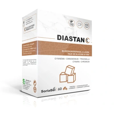 Afbeelding van Soria Diastan Tabletten met Fenegriek en Kaneel 60TB