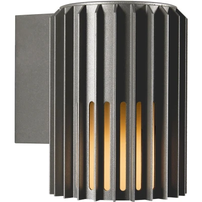 Afbeelding van Nordlux Aludra wandlamp seaside E27 antraciet