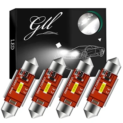 Afbeelding van GLL 39MM C5W LED Canbus CSP 1860 1SMD 650 Lumen Voor Auto Lichten Kentekenplaatlampen Buiten Parkeerlicht Kofferbak Licht Lichtkoepel