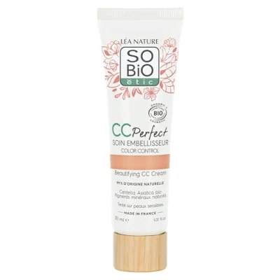 Afbeelding van Léa NATURE SO Bio etic CC Color Control Cream gecertificeerd Perfect Helder Verfraaiingsverzorging Anti roodheid, vermoeidheid, doffe teint Centella Asiatica Veganistisch
