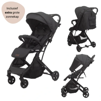 Afbeelding van 80, Korting: Novi Baby Buggy Travel Go Premium All Black