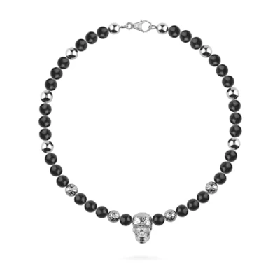 Afbeelding van Philipp Plein PJNEA04NU Elite herenhalsketting roestvrij staal zilver 50 cm
