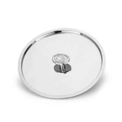 Afbeelding van Pentole Agnelli Linea 1907, gepolijst stalen deksel met jumper, zilver, E624 cm