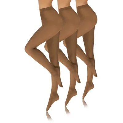Afbeelding van sesto senso 3 paar damespanty&#039;s, ondoorzichtig, glad, microvezel, 40 denier, Set van huidskleur beige