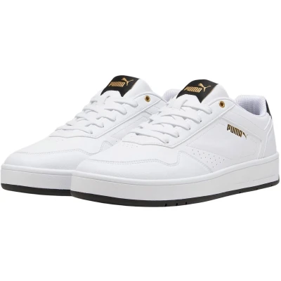 Afbeelding van PUMA Klassieke uniseks sneakers voor volwassenen, Wit Zwart Goud