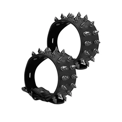 Afbeelding van Ouch! Skulls and Bones Enkel Boeien met Spikes