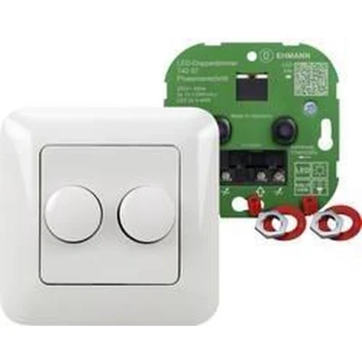 Afbeelding van Ehmann 4260c0701 Dimmer (inbouw) Geschikt voor lampen: LED lamp, Gloeilamp, Halogeenlamp Wit