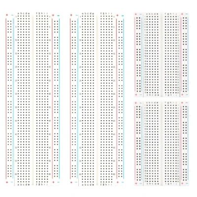 Afbeelding van ELEGOO 4 stuks broodplankset PCB zonder solderen, 2 stuks, 830 bevestigingspunten en 400