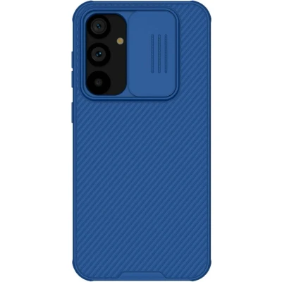 Afbeelding van Nillkin CamShield Hoesje Geschikt voor Samsung Galaxy S23 FE Back Cover met Camera Slider Blauw