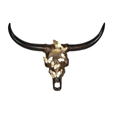 Afbeelding van Decoratieve figuren DKD Home Decor Gouden Koper Hars (93 x 25 68 cm)