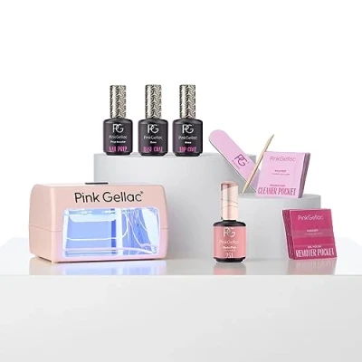 Afbeelding van Pink Gellac Neutral Sens Starterset Gel Nagellakset