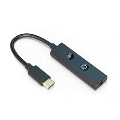 Afbeelding van Creative Sound Blaster Play!4 audio adapter met hoge resolutie, DAC USB C externe geluidskaart, compatibel Windows, Mac, PC, PS4, hoofdtelefoon, hoofdtelefoon