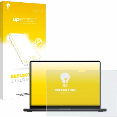 Afbeelding van upscreen Screenprotector voor Apple MacBook Pro 16&quot; M3 (2023) Folie Beschermfolie anti glare matte