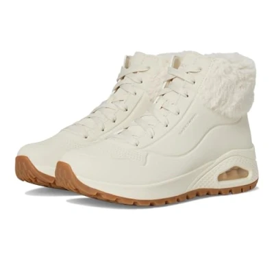 Afbeelding van Skechers Uno Rugged Fall Air Enkellaarzen voor dames, Natuurlijk.