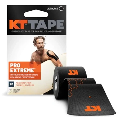 Afbeelding van KT Tape Pro Extreme Strips Zwart 20 stuks