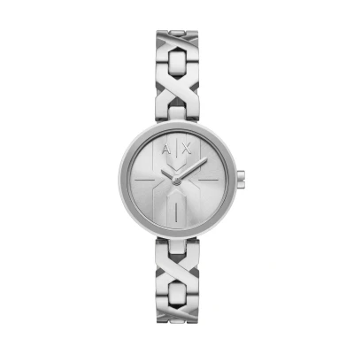 Afbeelding van Armani Exchange Dames Horloge 32 cm Zilverkleurig