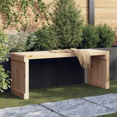 Afbeelding van Tuinbankje verlengbaar 212,5x40,5x45 cm massief grenenhout