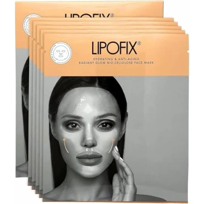 Afbeelding van Lipofix Gezichtsmasker met biocellulose voor de glans van huid