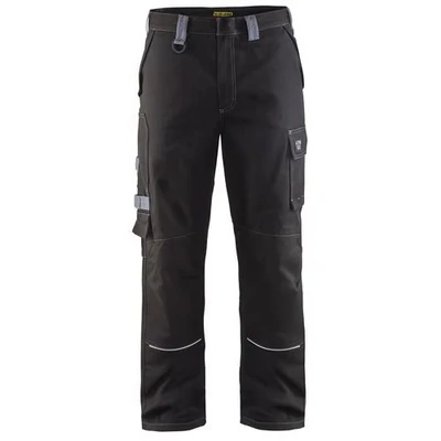 Image de Pantalon retardant flamme noir/gris