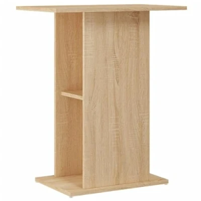 Afbeelding van vidaXL Aquariumstandaard 60,5x36x72,5 cm bewerkt hout sonoma eiken