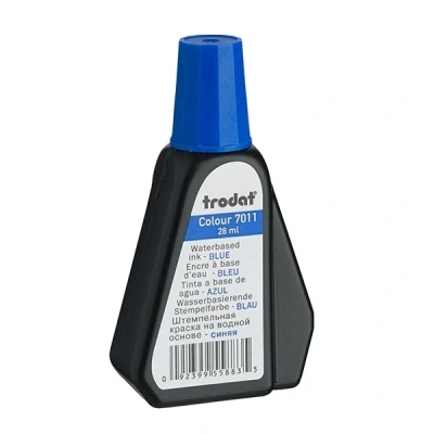 Image de Trodat 7011 recharge d&#039;encre pour tampon encreur bleu
