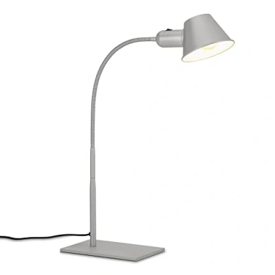 Afbeelding van Briloner Leuchten tafellamp flexibel, verstelbaar, bureaulamp tuimelschakelaar, 1x E27 fitting max. 10 watt, incl. snoer, chroom mat, 65 cm