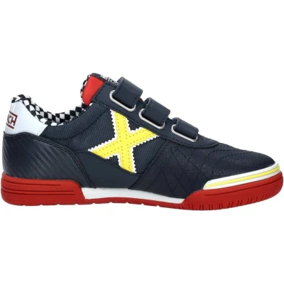 Afbeelding van Munich Klittenband Sneakers laag voor kinderen, Maat: 26, Blauw Kunststof/ textiel