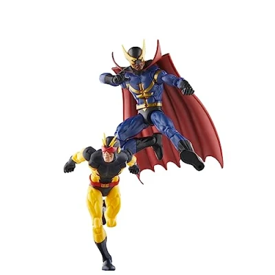 Afbeelding van Hasbro Nighthawk Squadron Supreme Marvel Legends 2 Pack &amp; Blur 15 cm Actiefiguur Multicolours