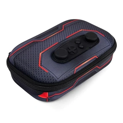 Image de ZIPIT Trousse Gamer Boîte à crayons noire avec joystick pour garçon d&#039;école de grande capacité, Noir, enfants
