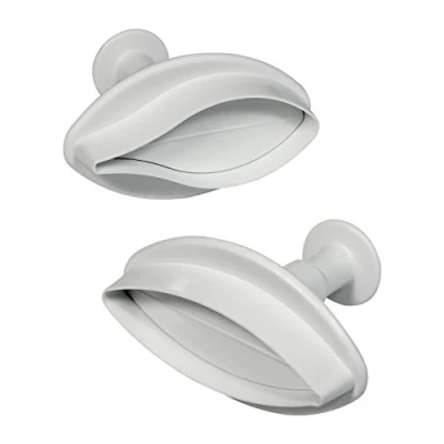 Afbeelding van Plunger cutter set van 2 lelie bladeren medium PME Arts&amp;Crafts